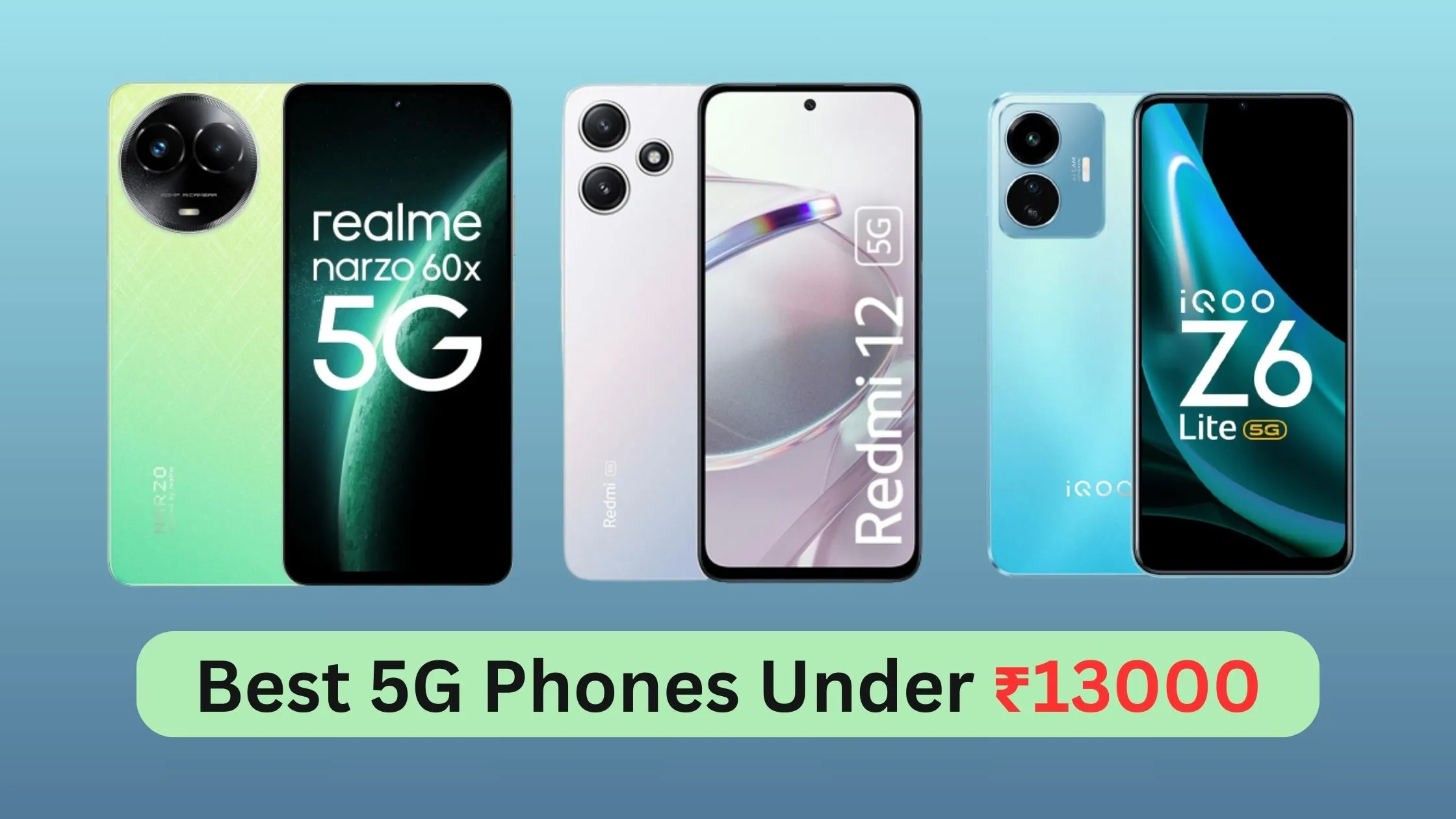 Best 5G Phones Under 13000– 128GB Storage, 120Hz Display, 6000mAh Battery!