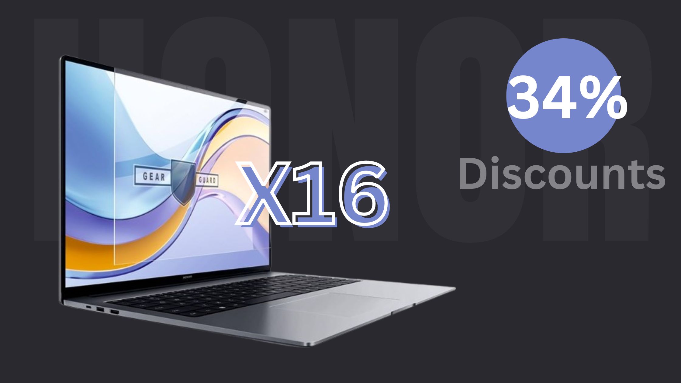 [Exclusive] HONOR MagicBook X16 Laptop Price Dropped by up to 35%!